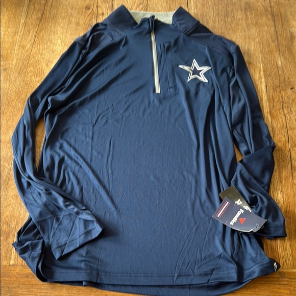 FANATICS DALLAS COWBOYS QUARTER ZIP TOP - Picture 1 of 6